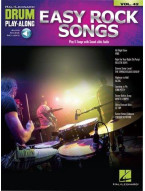 Drum Play-Along 42: Easy Rock Songs (noty na bicí) (+audio)