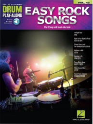 Drum Play-Along 42: Easy Rock Songs (noty na bicí) (+audio)