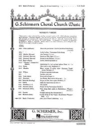 J.S. Bach: Jesu, Joy Of Man's Desiring - SSA (noty na sborový zpěv, varhany) - SADA 5 ks