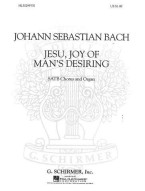 J.S. Bach: Jesu, Joy Of Man's Desiring - SATB (noty na sborový zpěv, varhany) - SADA 5 ks