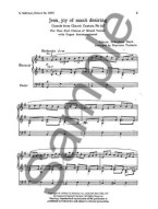 J.S. Bach: Jesu, Joy Of Man's Desiring - SATB (noty na sborový zpěv, varhany) - SADA 5 ks