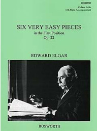 Edward Elgar: Six Very Easy Pieces Op.22 (noty na violu, klavír)
