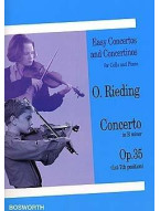 Oskar Rieding: Concerto In B Minor Op.35 (Cello And Piano) (noty na violoncello, klavír)