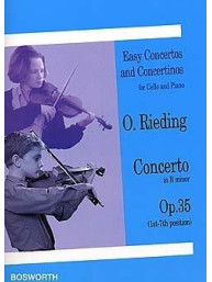 Oskar Rieding: Concerto In B Minor Op.35 (Cello And Piano) (noty na violoncello, klavír)