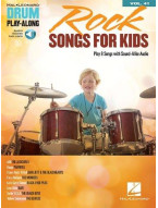 Drum Play-Along 41: Rock Songs For Kids (noty na bicí) (+audio)