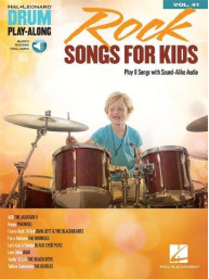 Drum Play-Along 41: Rock Songs For Kids (noty na bicí) (+audio)