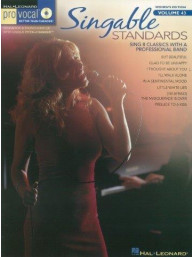 Pro Vocal Women's Edition 43: Singable Standards (noty, melodická linka, akordy) (+audio)