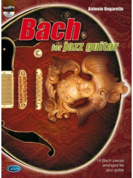 Bach for Jazz Guitar (noty na kytaru) (+audio)