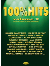 100% Hits, Volume 2 (noty na klavír, zpěv, akordy na kytaru)