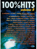 100% Hits - Volume 5 (noty na klavír, zpěv, akordy na kytaru)