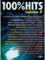 100% Hits - Volume 5 (noty na klavír, zpěv, akordy na kytaru)