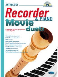 Movie Duets for Recorder & Piano (noty na zobcovou flétnu, klavír) (+audio)