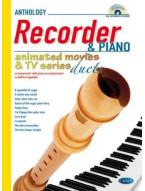 Animated Movies and TV Duets for Recorder And Piano (noty na zobcovou flétnu, klavír) (+audio)