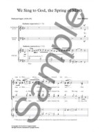 Janet Wheeler: We Sing To God, The Spring Of Mirth - SATB (noty na sborový zpěv, varhany) - SADA 5 ks