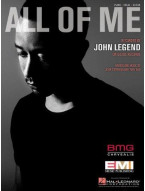 John Legend: All Of Me (noty na klavír, zpěv, akordy na kytaru)