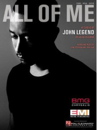 John Legend: All Of Me (noty na klavír, zpěv, akordy na kytaru)