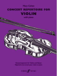 Mary Cohen: Concert Repertoire For Violin (noty na housle, klavír)