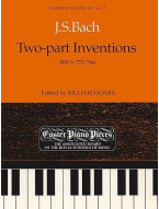 J.S. Bach: Two-Part Inventions BWV 772-786 (noty na cembalo, klavír)