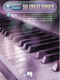 E-Z Play Today 153: 50 Great Songs (noty, melodická linka, akordy) (+audio)