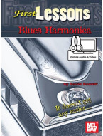 David Barrett: First Lessons Blues Harmonica (noty na harmoniku) (+audio & video)