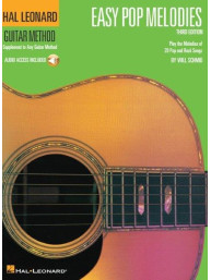 Hal Leonard Guitar Method: Easy Pop Melodies - 3rd Edition (noty, melodická linka, akordy) (+audio)