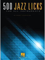 Brent Vaartstra: 500 Jazz Licks For All Instruments Book (noty na všechny nástroje)