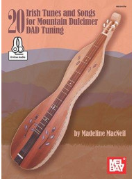 20 Irish Tunes And Songs For Mountain Dulcimer (DAD Tuning) (noty, tabulatury na dulcimer) (+audio)