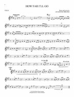 Instrumental Play-Along: Moana - Violin (noty na housle) (+audio)