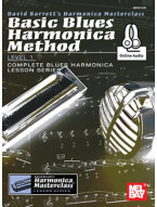 David Barrett: Basic Blues Harmonica Method Level 1 (noty na harmoniku) (+audio)