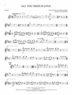 The Beatles - Instrumental Play-Along (noty na housle) (+audio)