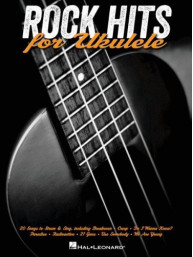 Rock Hits For Ukulele (noty, melodická linka, akordy)