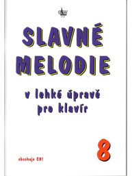 Slavné melodie v lehké úpravě pro klavír 8 (+CD)