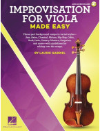 Laurie Gabriel: Improvisation For Viola Made Easy (noty na violu) (+audio)