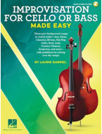 Laurie Gabriel: Improvisation For Cello Or Bass  Made Easy (noty na violoncello, kontrabas) (+audio)