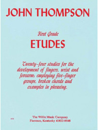 John Thompson: First Grade Etudes For Piano (noty na sólo klavír)