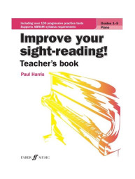 Improve your sight-reading! Teacher's Book: Piano Grades 1-5 (noty na sólo klavír)