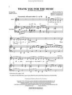 ABBA: Thank You For Music - SATB (noty na sborový zpěv) - SADA 5 ks