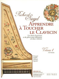 Richard Siegel: Apprendre á Toucher Le Clavecin Vol. 1 (noty na cembalo) (+audio)