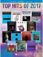 Top Hits Of 2017 (European Edition) (noty na klavír, zpěv, akordy na kytaru)