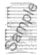 The Mamas And The Papas: California Dreamin' - SATB (noty na sborový zpěv, klavír) - SADA 5 ks