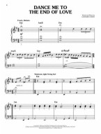 Leonard Cohen For Easy Piano (noty na snadný sólo klavír)