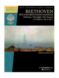 Beethoven: Five Favorite Piano Sonatas (noty na sólo klavír)