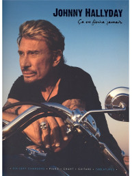 Johnny Hallyday: Ca Ne Finira Jamais (noty na klavír, zpěv, akordy na kytaru)