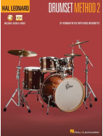 Hal Leonard Drumset Method Book 2 (noty na bicí) (+audio)
