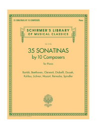 35 Sonatinas By 10 Composers For Piano (noty na sólo klavír)