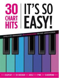30 Chart-Hits: It's So Easy! (noty na snadný sólo klavír)
