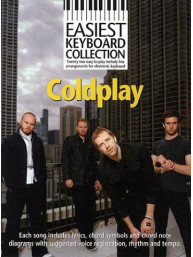 Easiest Keyboard Collection: Coldplay (noty, akordy, texty)