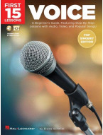 First 15 Lessons: Voice (Pop Singers' Edition) (noty na zpěv) (+audio & video)