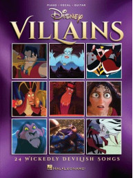 Disney Villains (noty na klavír, zpěv, akordy na kytaru)
