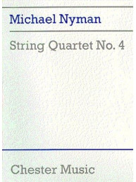 Michael Nyman: String Quartet No. 4 Score (noty, smyčcový kvartet)